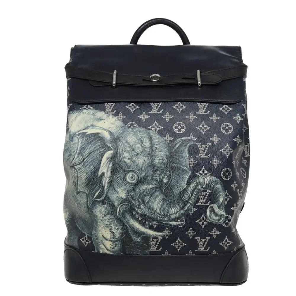 Louis Vuitton Monogram Savanna Steamer Backpack Black